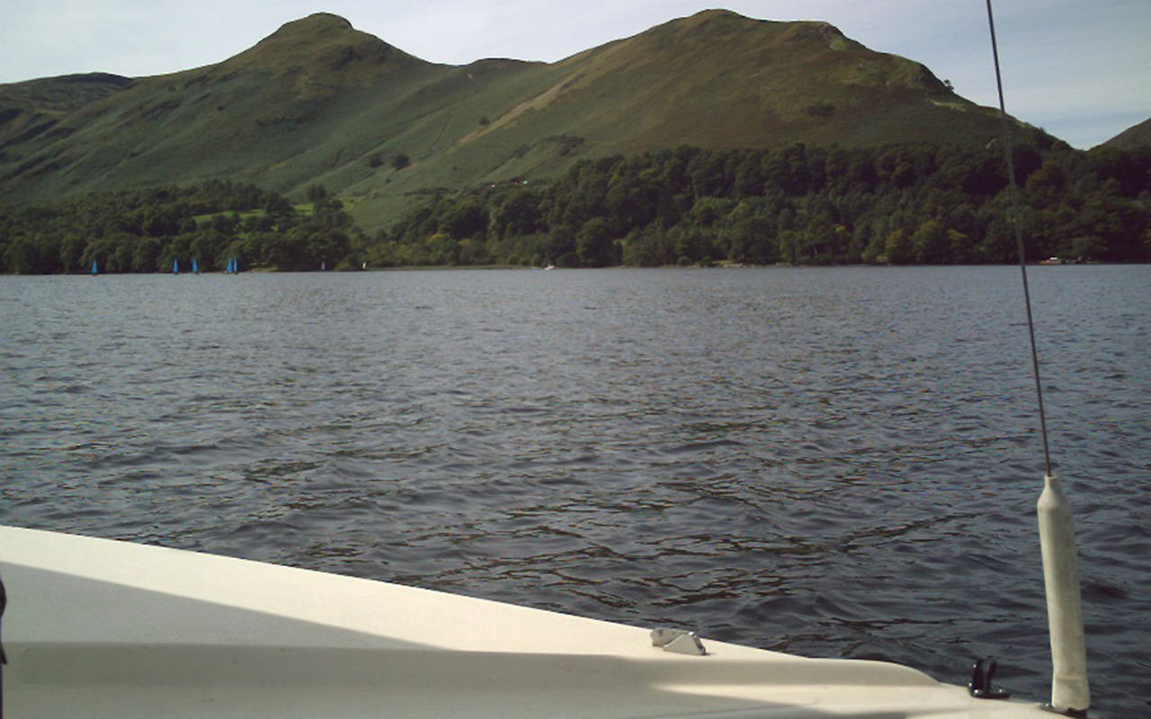 Cat Bells, from Wanderer class dinghy 'Falcon'